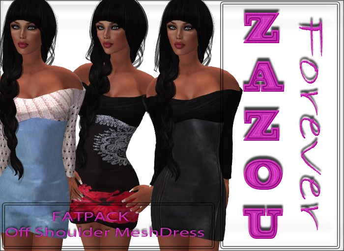 ZaZou Mesh OffShoulderDress Demo