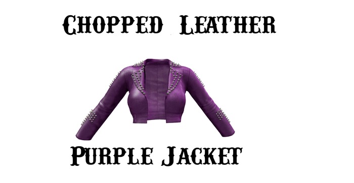choppedpurpleleatherjacket