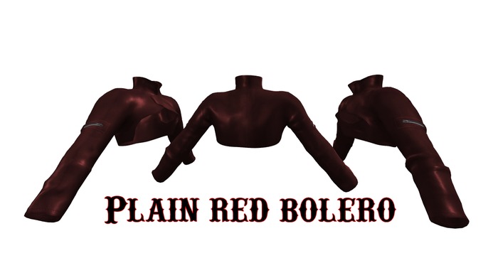 Bolero jacket Red