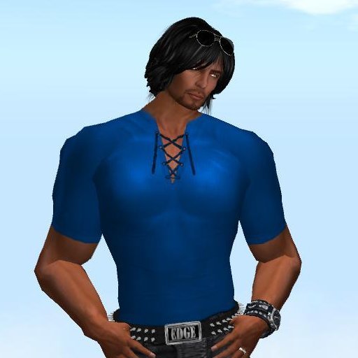 LOTE - ROGUE MALE ROYAL LACED V NECK SHIRT