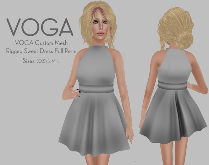 VOGA Custom Mesh - Rigged Sweet Dress Full Perm