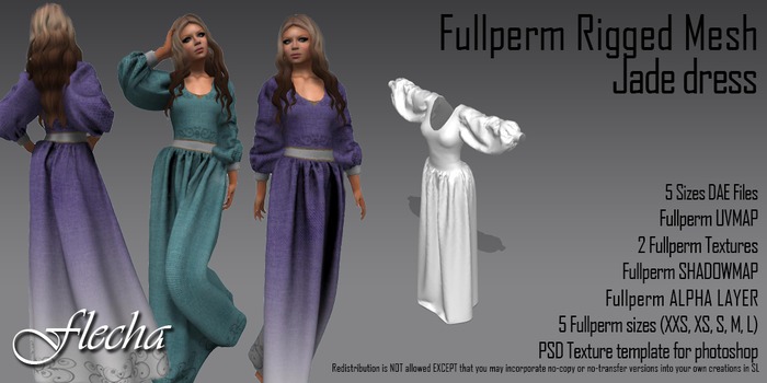 FLECHA Jade dress fullperm