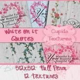 *Cupids Textures * 12 WRITE ON IT QUOTES