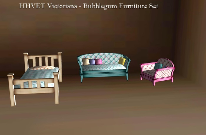 HHVET Victoriana - Bubblegum Furniture Set