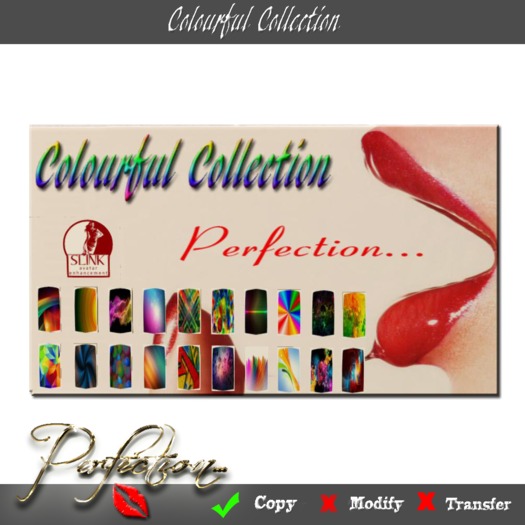 Perfection ~ Colourful (Slink AE finger/toe)