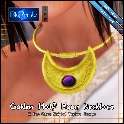 BP - Half Moon Necklace Gold