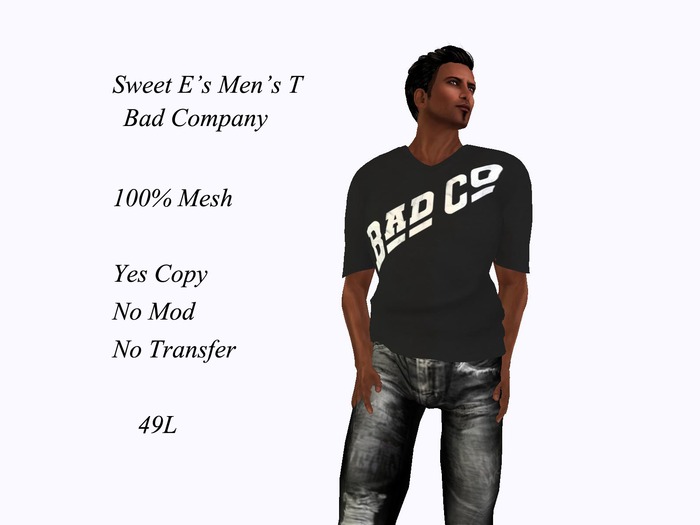 Sweet E's Bad Compnay Men's T