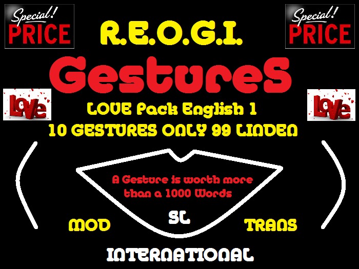 REOGI LOVE Pack English 1
