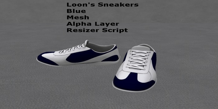 Loon's Mens Sneaker(Blue)