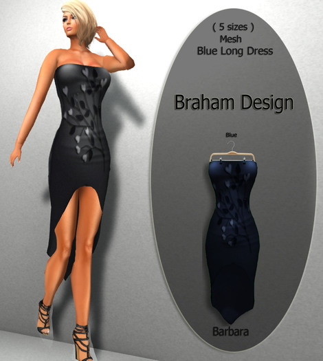 Braham Design Barbara Dress Blue