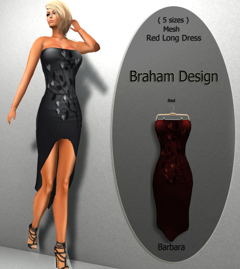 Braham Design Barbara Dress Red