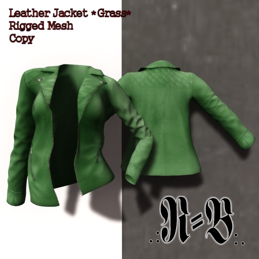 Leather Jacket *Grass* ~ Mesh DEMO