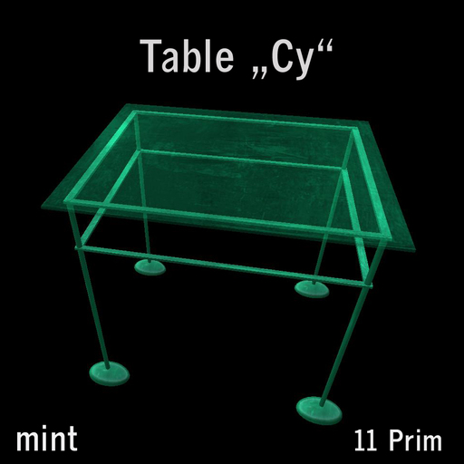 Table "Cy" mint