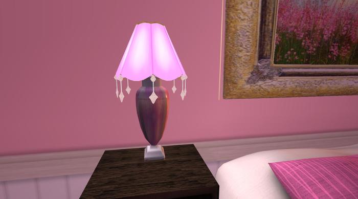 retro night light- pink