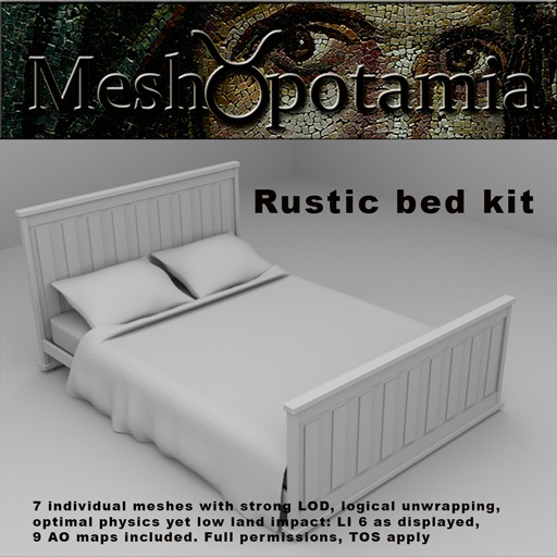 Meshopotamia Rustic Bed kit