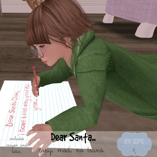 {tg.} - Dear Santa.