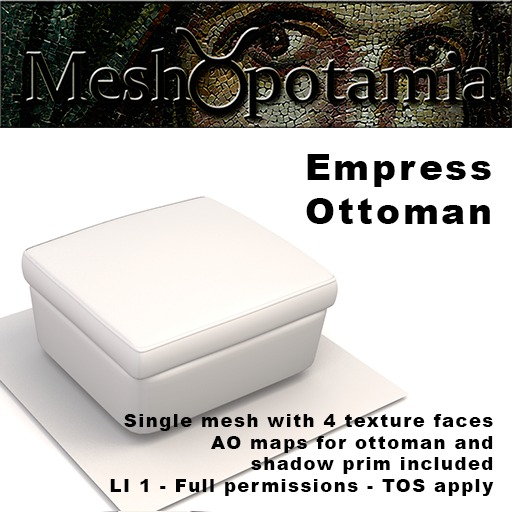 Meshopotamia Empress Ottoman 001 w AO textures