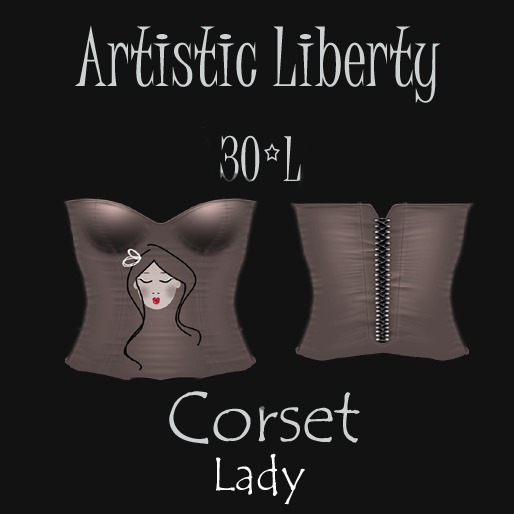 Artistic Libery Corset ~ Silver Lady