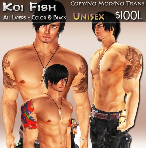 ::Para Designs:: Koi Fish Tattoo