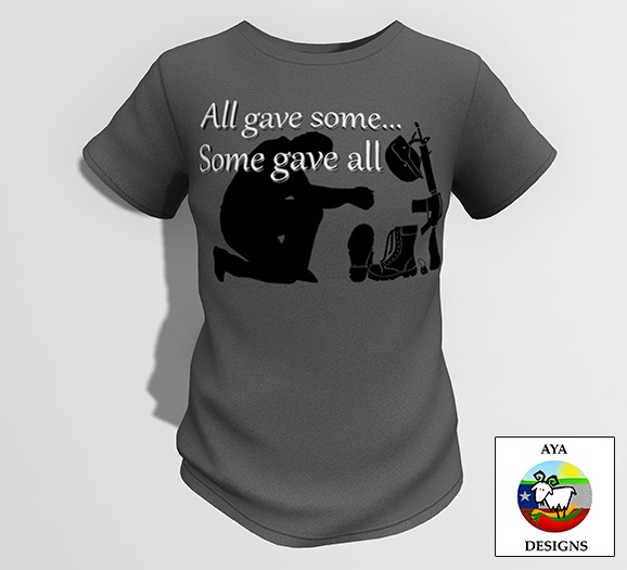 AyA Designs Memorial Day Tee Male