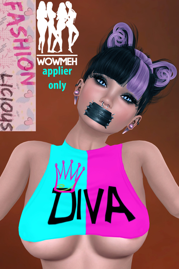 fashionlicous dival top  wowmeh applier only