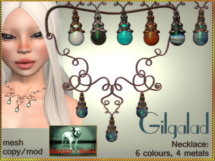 Bliensen + MaiTai - Gilgalad - Tiara - 6 colours - with HUD
