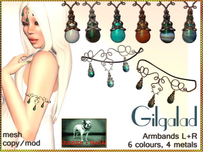 Bliensen + MaiTai - Gilgalad - Armbands - 6 colours - with HUD