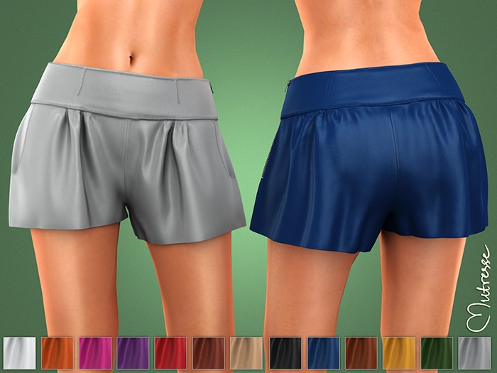 Mutresse . Guzla Shorts - 13 Colors  (Rigged Mesh)