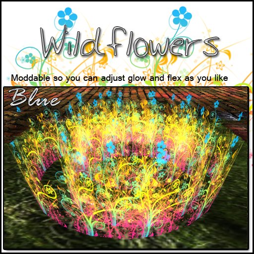 Wildflowers - Blue