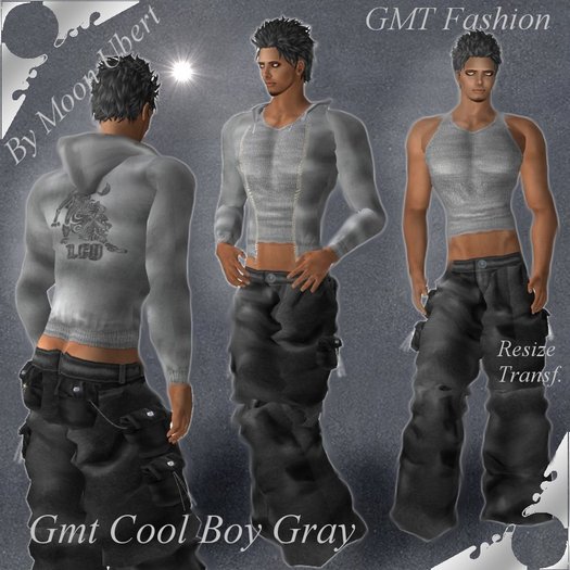 *** GMT Modern Boy Gray ***  Street Outfit for man