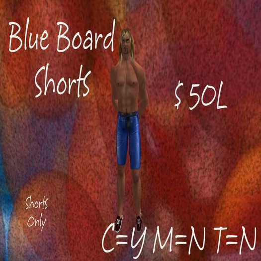 Blue Board Shorts