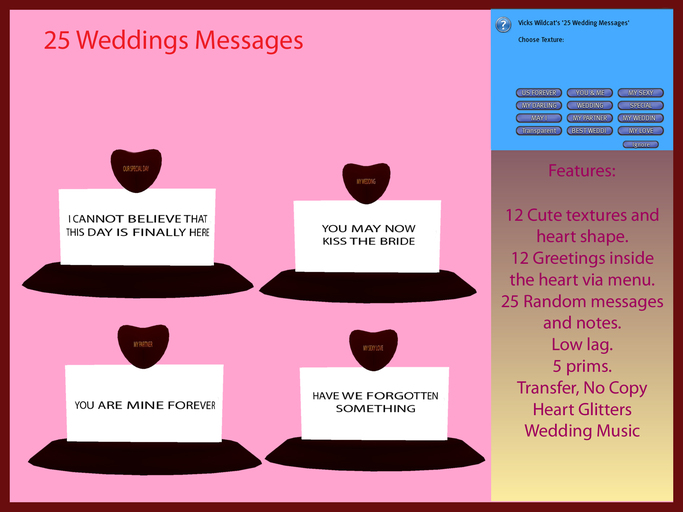 25 Weddings Messages  
