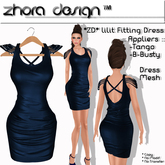 *ZD* Lilit Fitting Dress in Blue