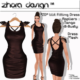 *ZD* Lilit Fitting Dress in Grape