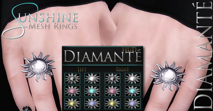 :Diamante: Sunshine Rings (HUD Version)