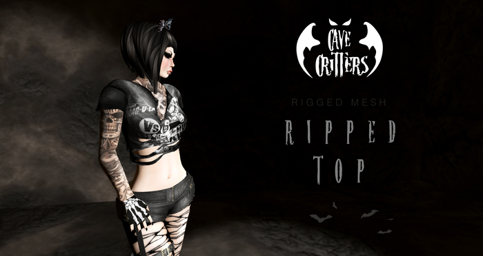 .:CAVE CRITTERS:. - Ripped Top