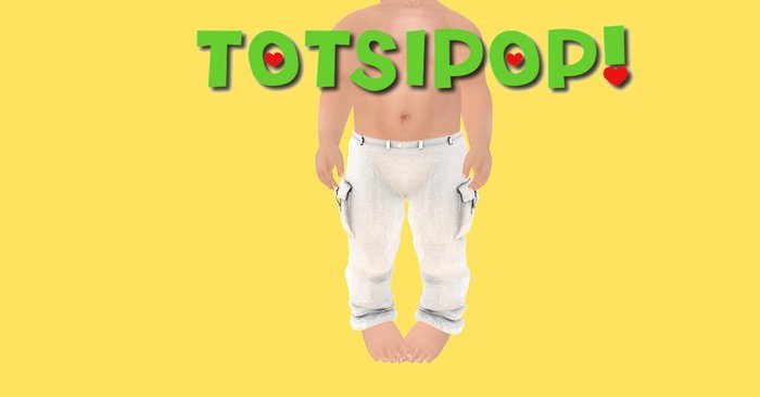 TOTSIPOP Full Perm Cargo Pants TODDLER SIZED