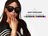 Heart sunglasses