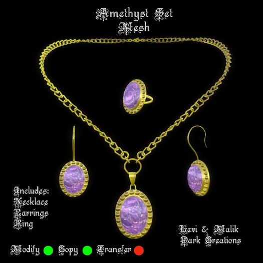 Amethyst Set