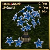 LW_Open Japanese Balloon Flowers Blue (1 LI / Prim)