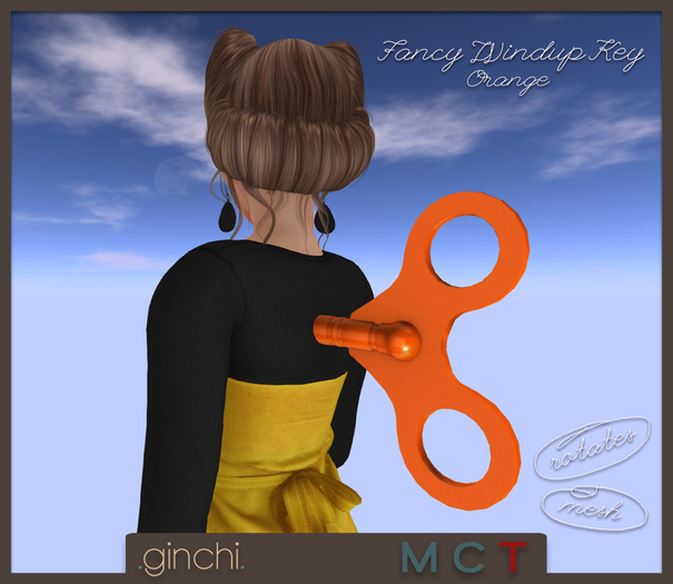 .ginchi. Fancy Windup Key - Orange
