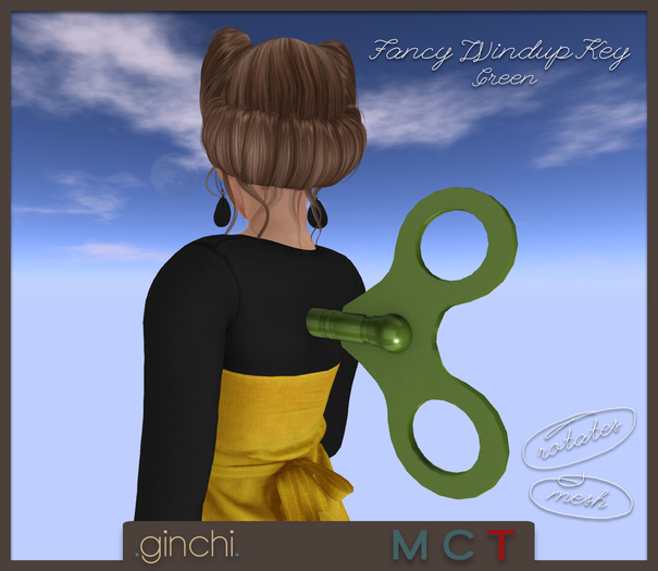 .ginchi. Fancy Windup Key - Green