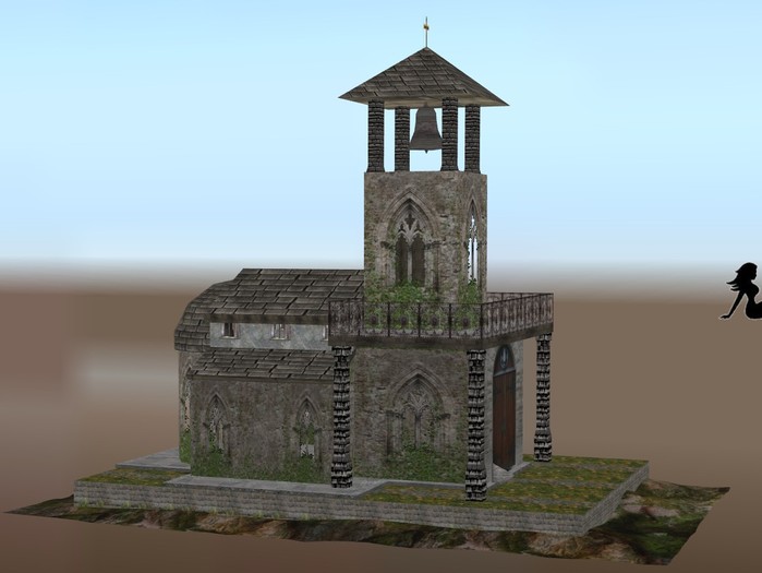 church mostly sculpt  low prims