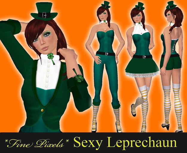 *Fine Pixels* Sexy Leprechaun 