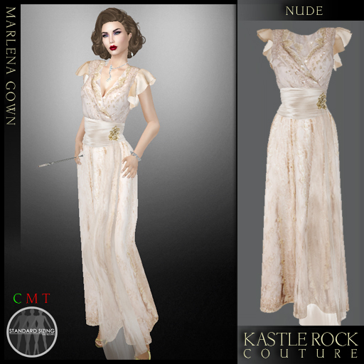:KR: Marlena Gown - Nude