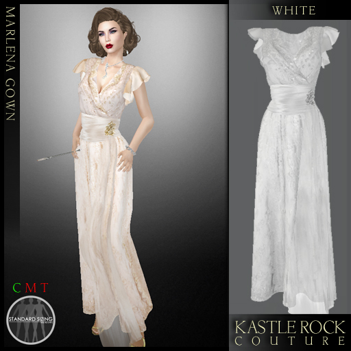 :KR: Marlena Gown - White