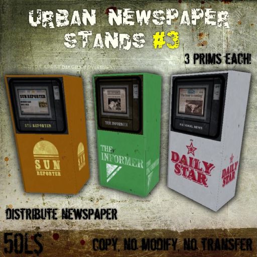 URBAN NEWSPAPER STANDS #3 