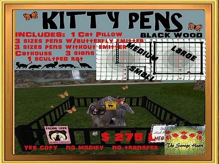Cat Corral Blackwood Pen SET