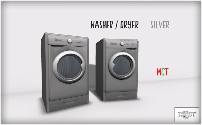 ROOST - Washer / Dryer (silver)