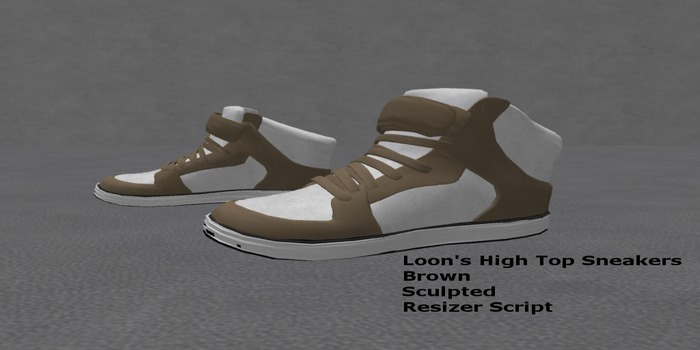 Loon's High Top Sneakers(Brown)